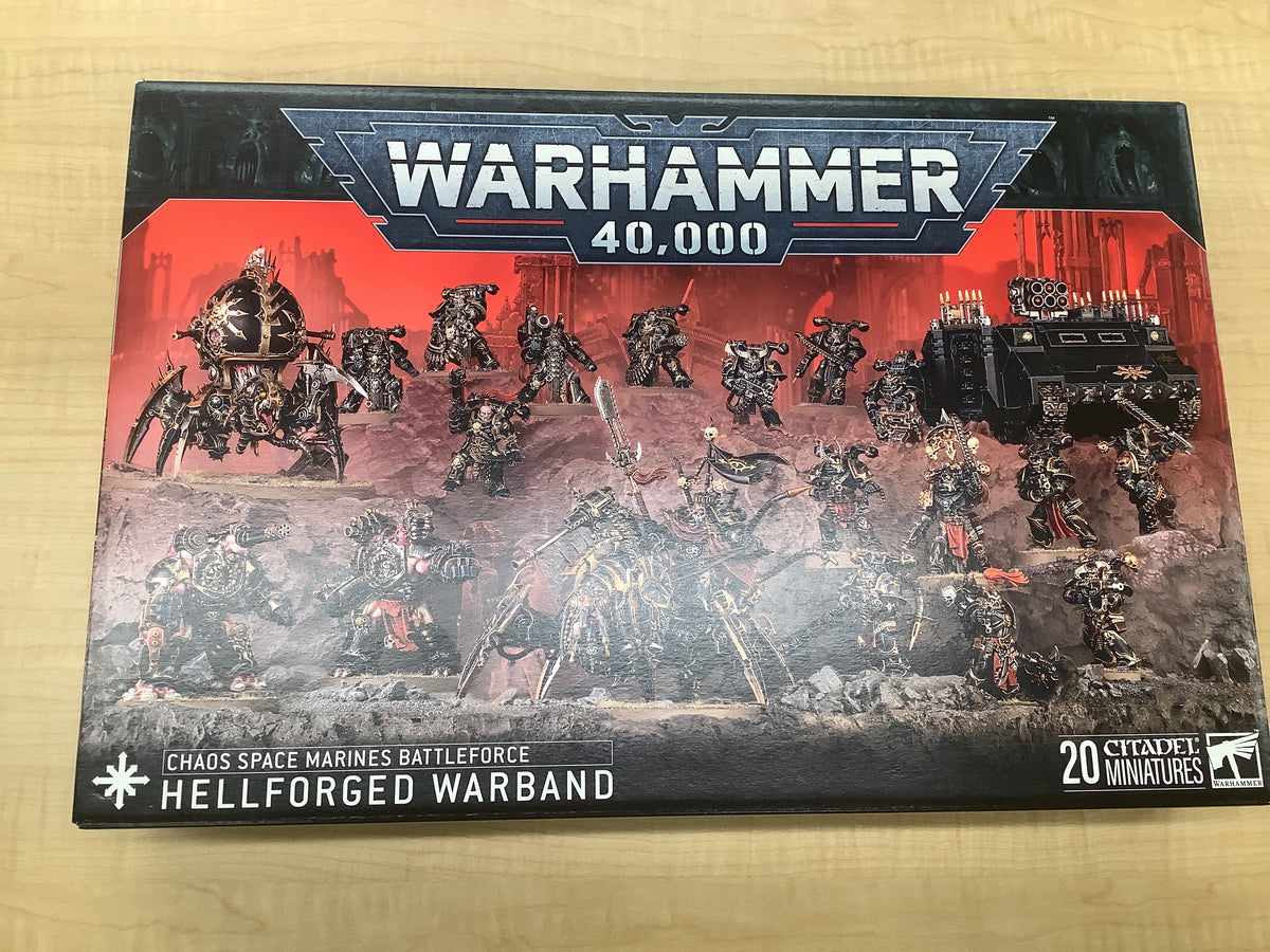 Chaos Space Marines Battleforce - Hellforged Warband – Delight