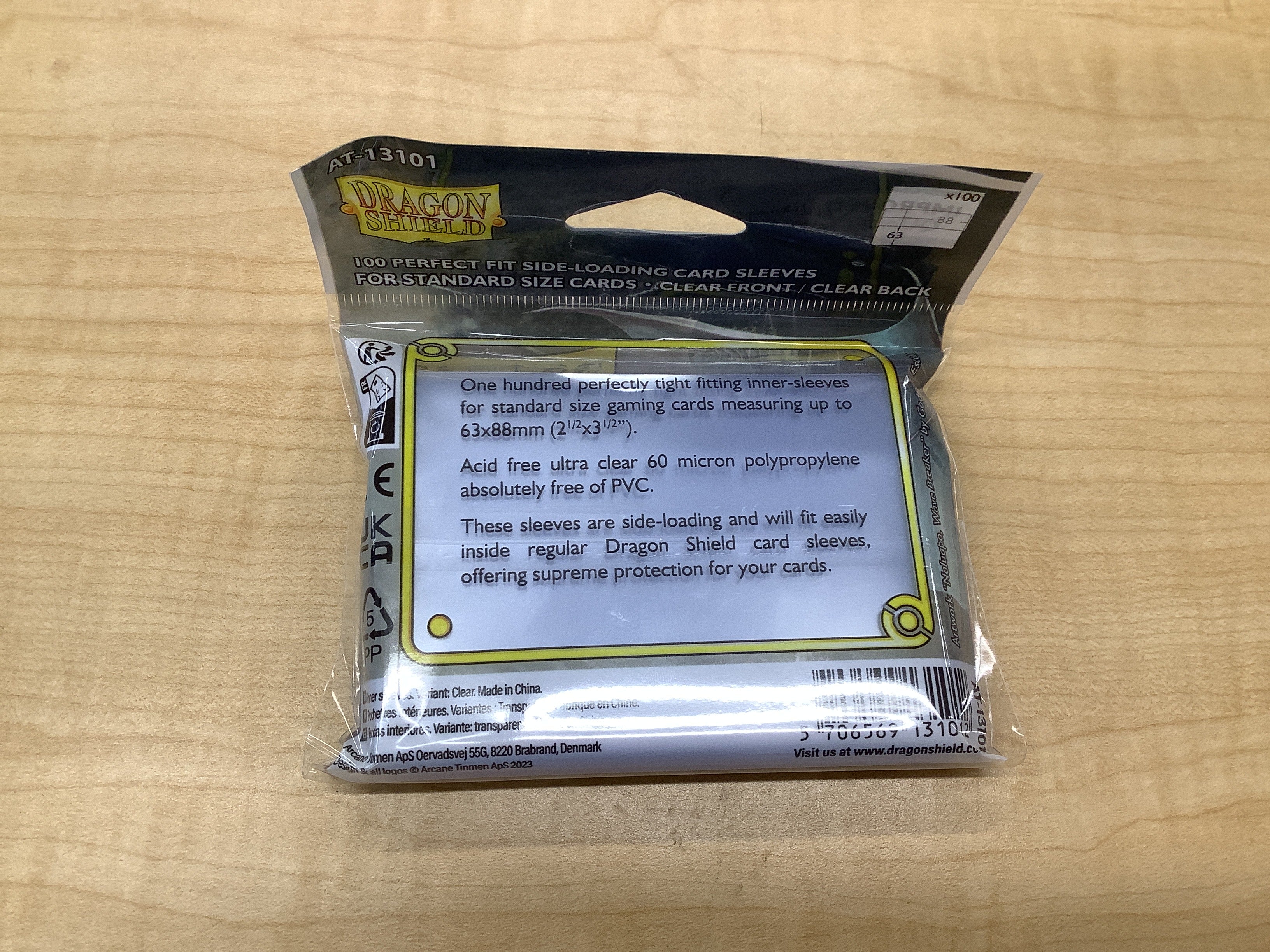 Dragon Shield Sleeves Perfect Fit Sideloader Clear Dragon Shield Sleeves Perfect Fit Sideloader Clear