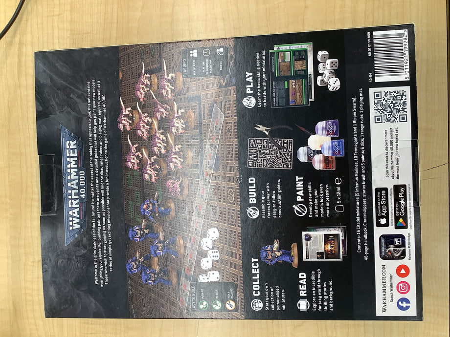 Warhammer 40,000 Introductory Set – Brand New Box Set With Space Marines & Tyranids