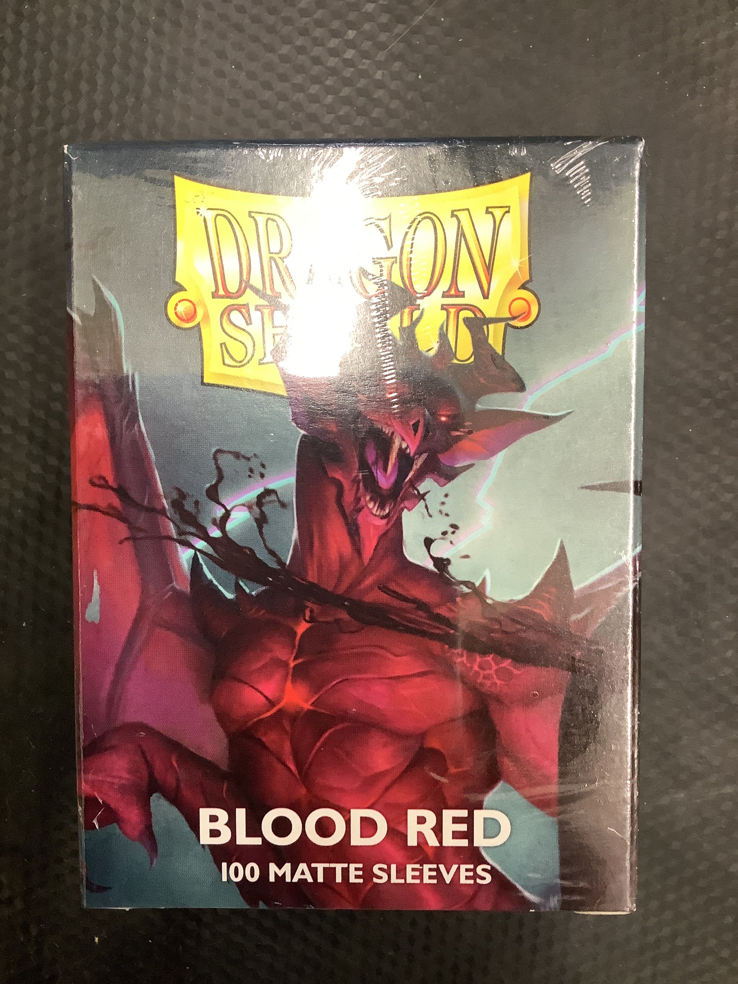 blood bowl card sleeves Dragon Shield - Blood Red