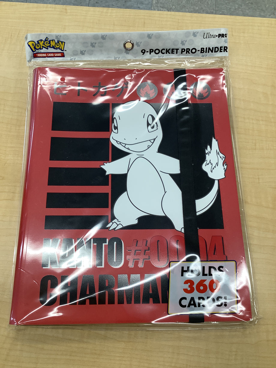 charmander card binder Charmander 9 pocket Pro Binder – Delight