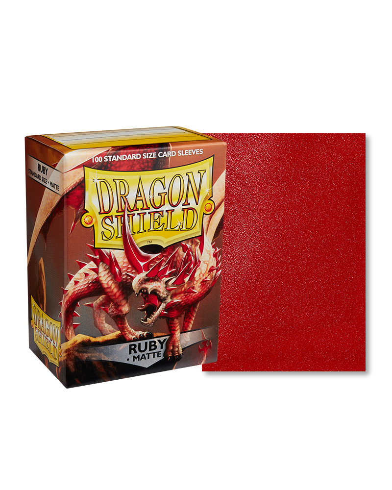 Ruby Matte Dragon Shield Sleeves Ruby Matte Dragon Shield Sleeves